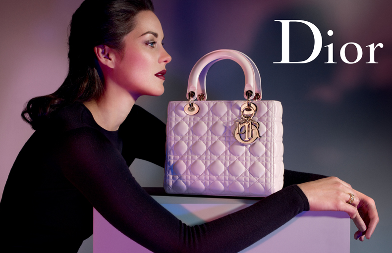 Сумки Lady Dior 2013 - рекламная кампания с Марион Котийяр