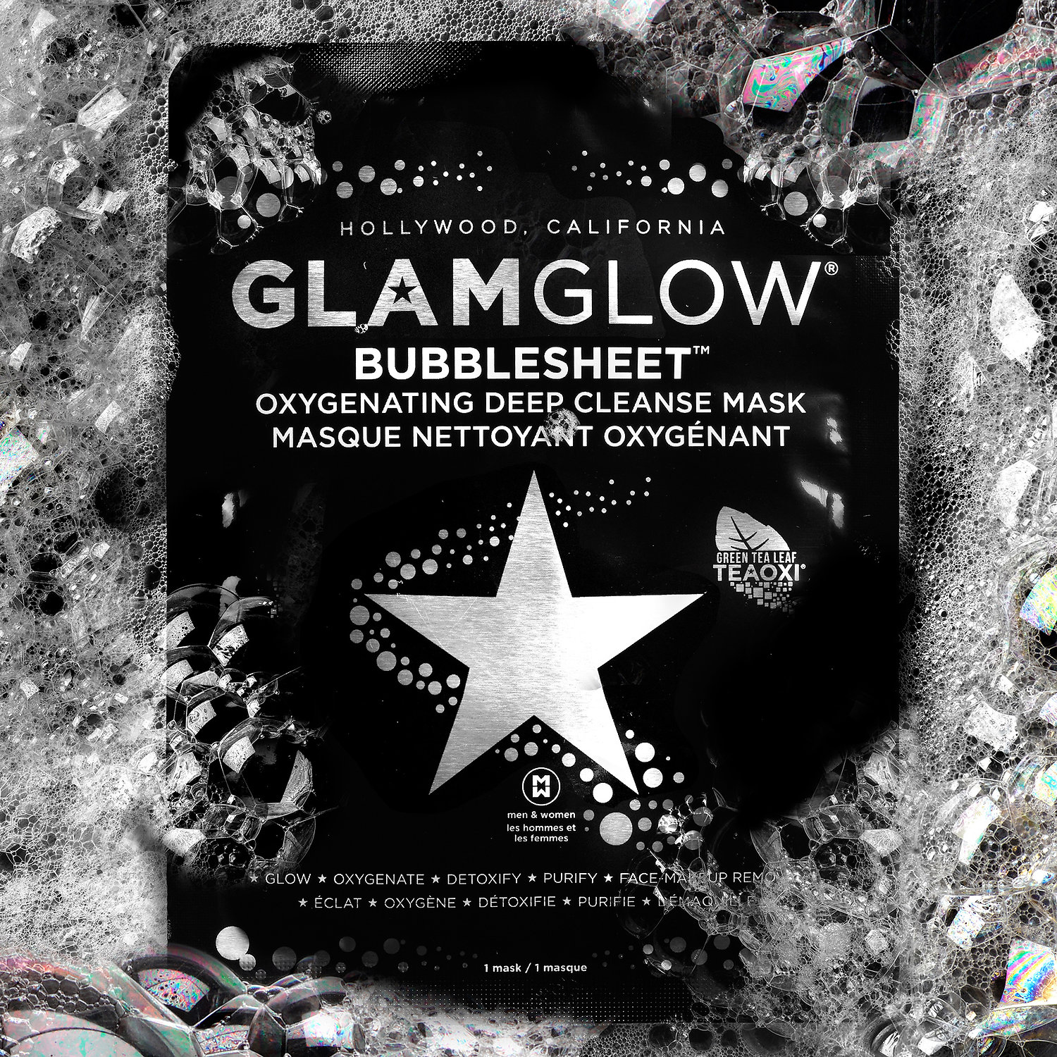 Кислородная маска Bubblesheet от Glamglow